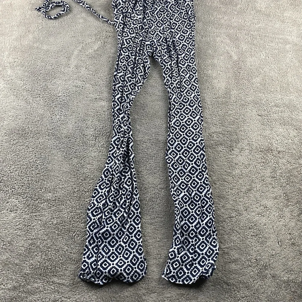 LOFT‎ Jumpsuit Womens Small Navy White Boho Bohemian